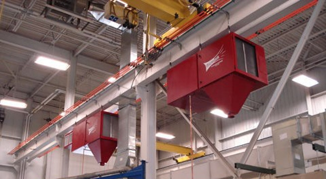 MC3000's installed in racetrack configuration can be a cost-effective method to provide clean, safe air to plant employees.